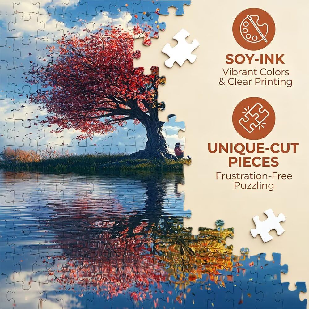 Puzzle 6000 Pezzi, Albero Donna 3D Puzzle per Adulti Impegnativo, Educa Puzzles Artistico, Divertente E Stimolante Puzzles Decorativo per La Famiglia, Regalo e Decorazione Pareti DX0YL6-845