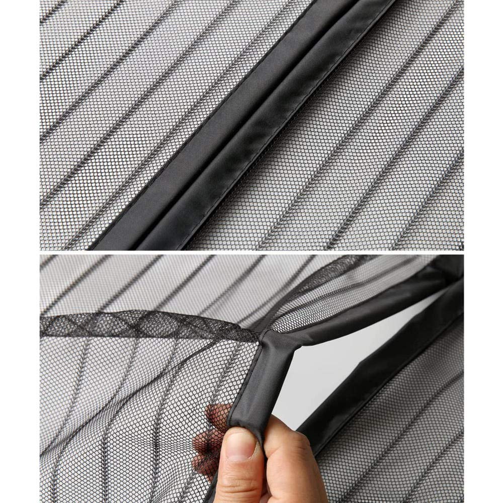 Moustiquaire Porte Magnétique,175x240cm Moustiquaire Aimantée Porte Fenêtre, Fermeture Automatique,Anti Insectes Moustiquaire Pour Portes De Balcon, Salon, Terrasse, Montage Par Sans Perçage