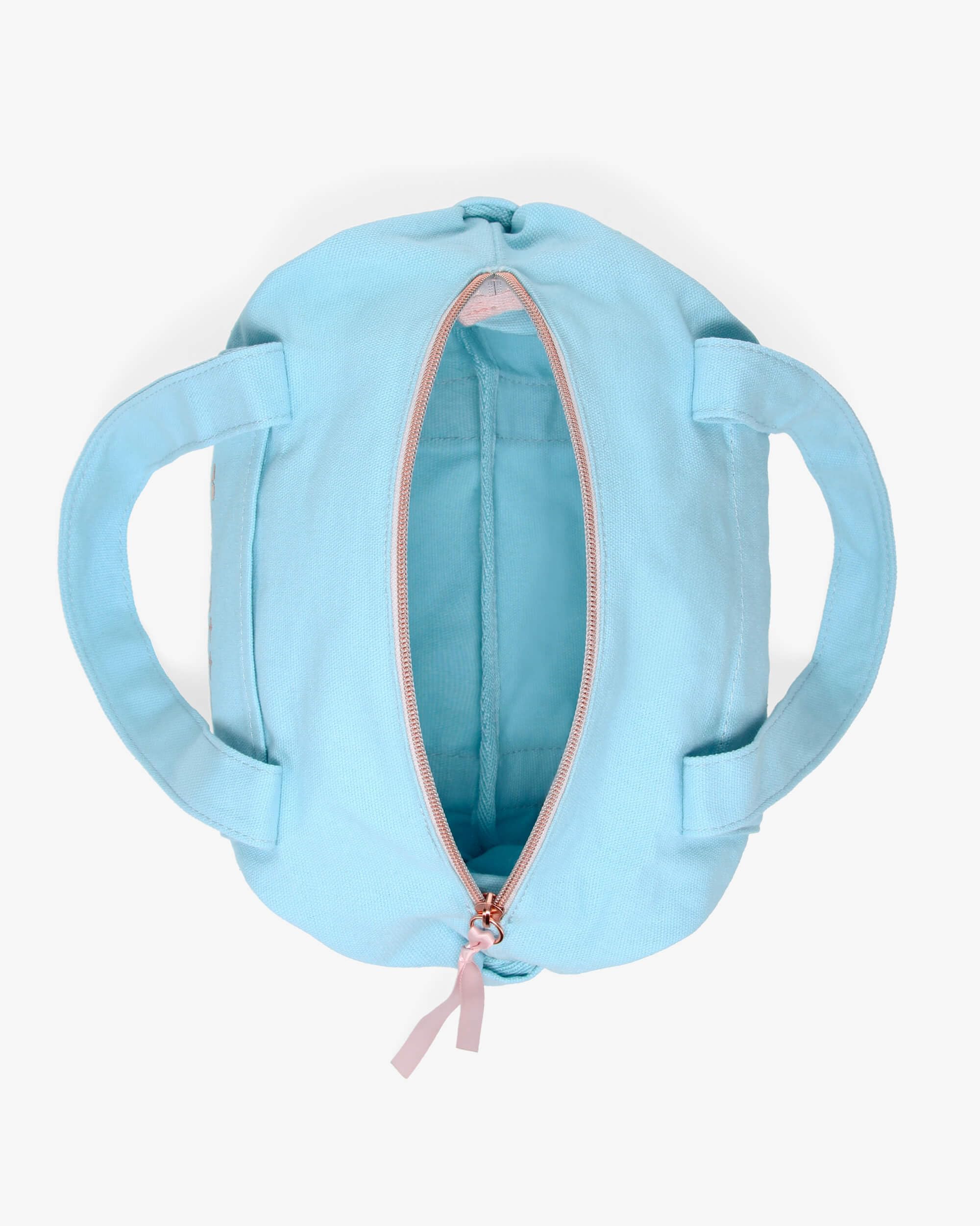 Repetto SAC POLOCHON EN COTON TAILLE S BLEU CIEL