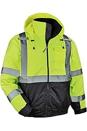 Hi Vis Bomber Safety Jacket
