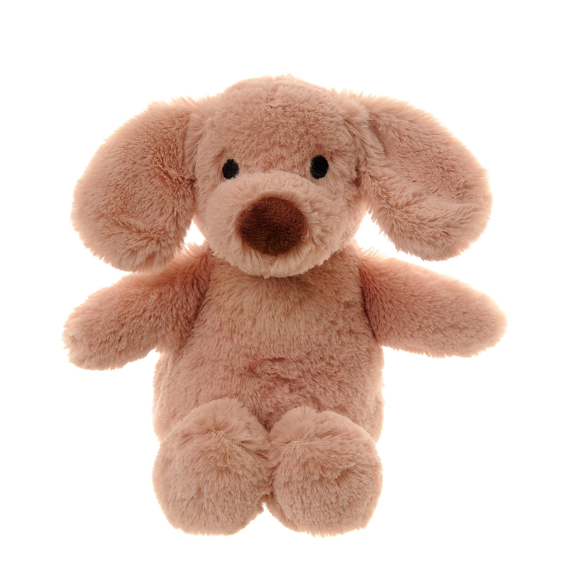Ziggle Baby Toy  Puppy Teddy for New Born  Soft Plush Toy for Girl or Boy  Recycled Eco Friendly Newborn Gift  Small Bunny Soft Toy 17cm