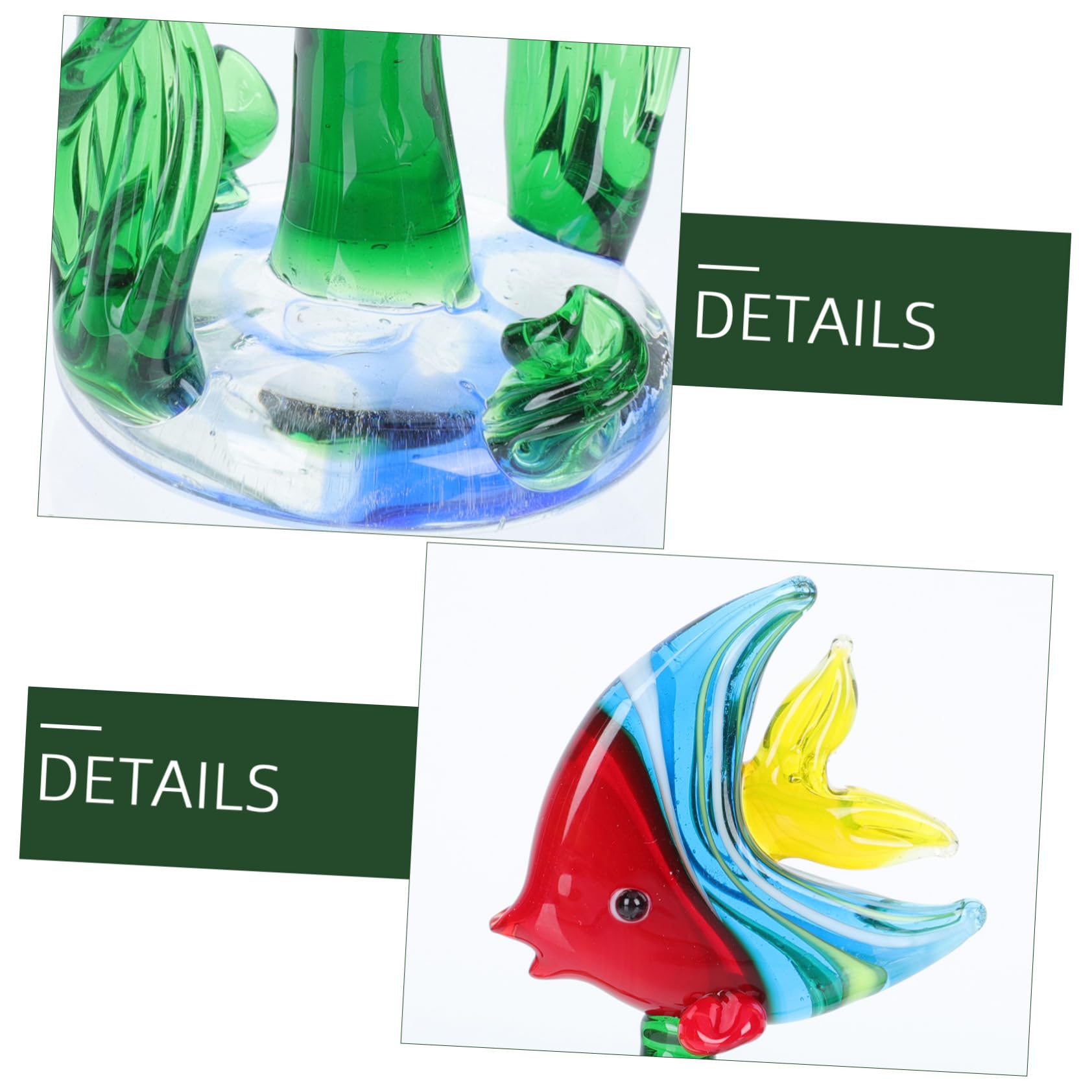 GLEAVI 3 set Ornamenti Per Piante Acquatiche Per Acquari Decorazioni Per Acquari Di Grandi Dimensioni Piante Multiple Decorazioni Con e Acquatiche Per 2 pezzi*3