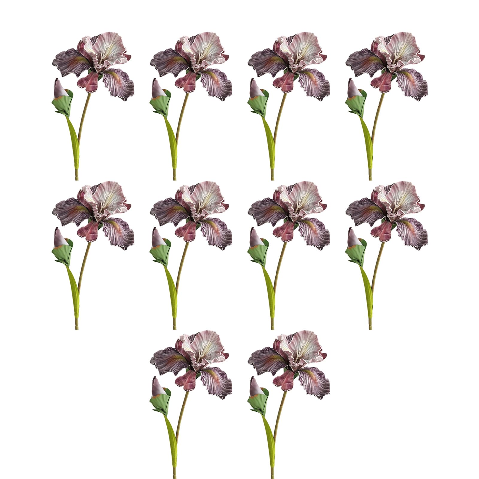 Jazuaiao 10Pieces Realistic Artificial Flower for Home Decoration Wedding Decoration 17.7Inch High Flower Arrangement Bouquets Wedding Christmas