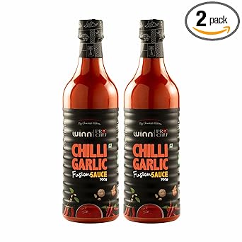Winn Pro Chef Chilli Garlic Sauce 700g, Pack of 2 | Winn Chinese Sauces | No Artificial Colour or Flavours | No Trans Fats | No MSG - image, photos