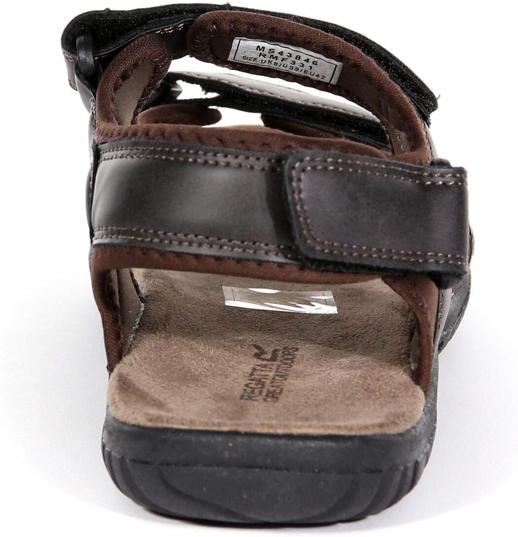 Regatta Mens Haris PU Leather Lightweight Sandals 4