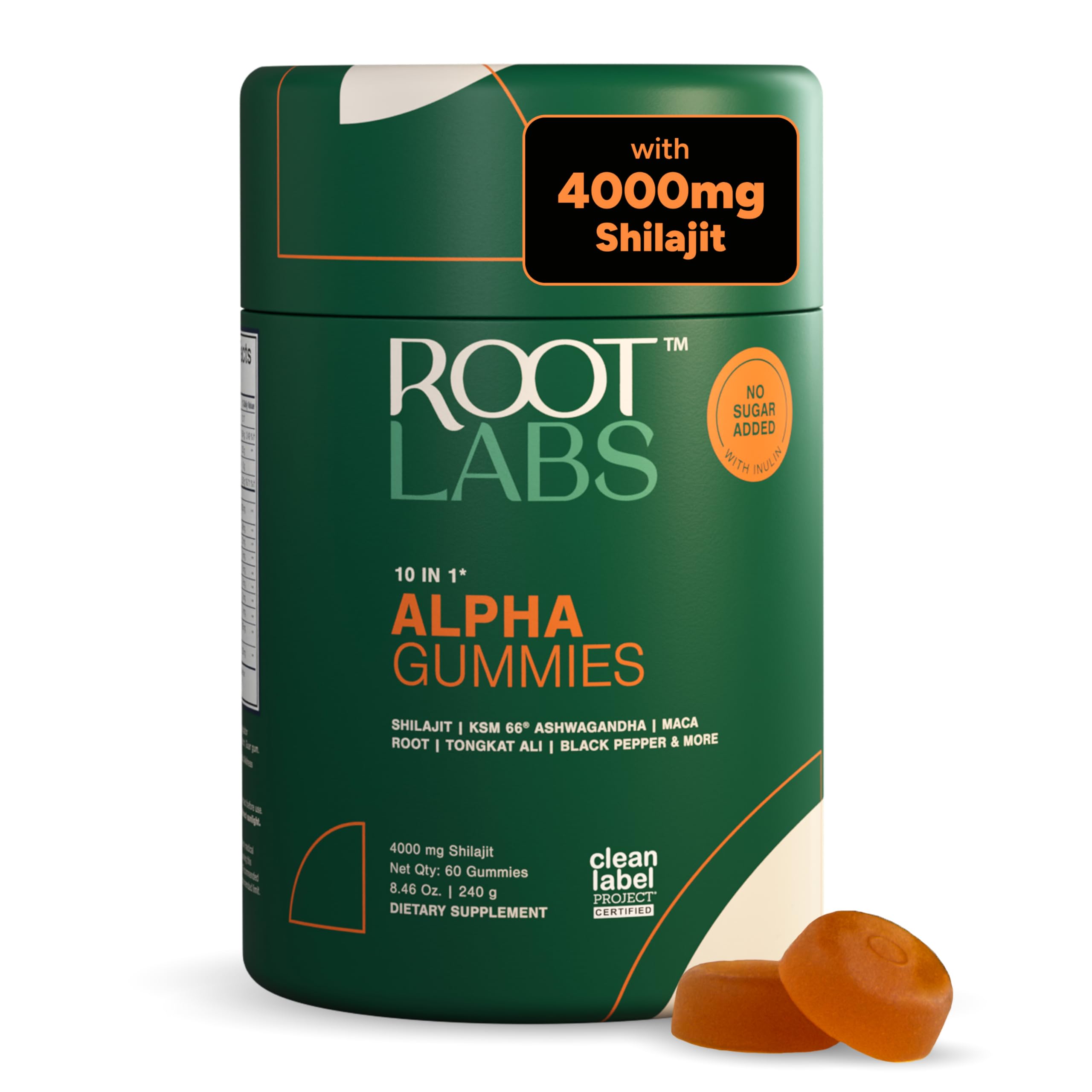 Root Labs 10-1 Alpha Shilajit Gummies | 4000Mg Shilajit with