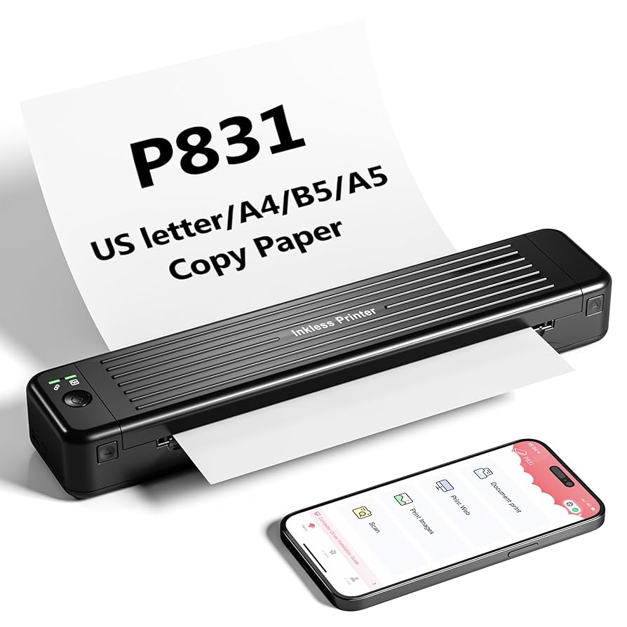 Amazon.co.jp: Itari P831 モバイルプリンター A4 ミニ