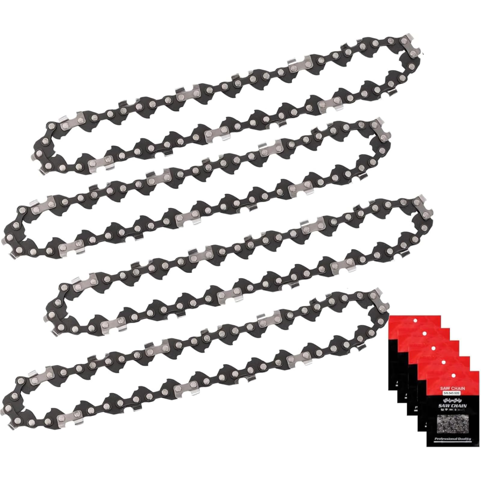 5 x WA0142 - Cadena de repuesto para motosierra WG324E / WG324E.9 / WG324E.9 / WG325E / WG325E / WG325E / WG325E.9 (5 unidades)