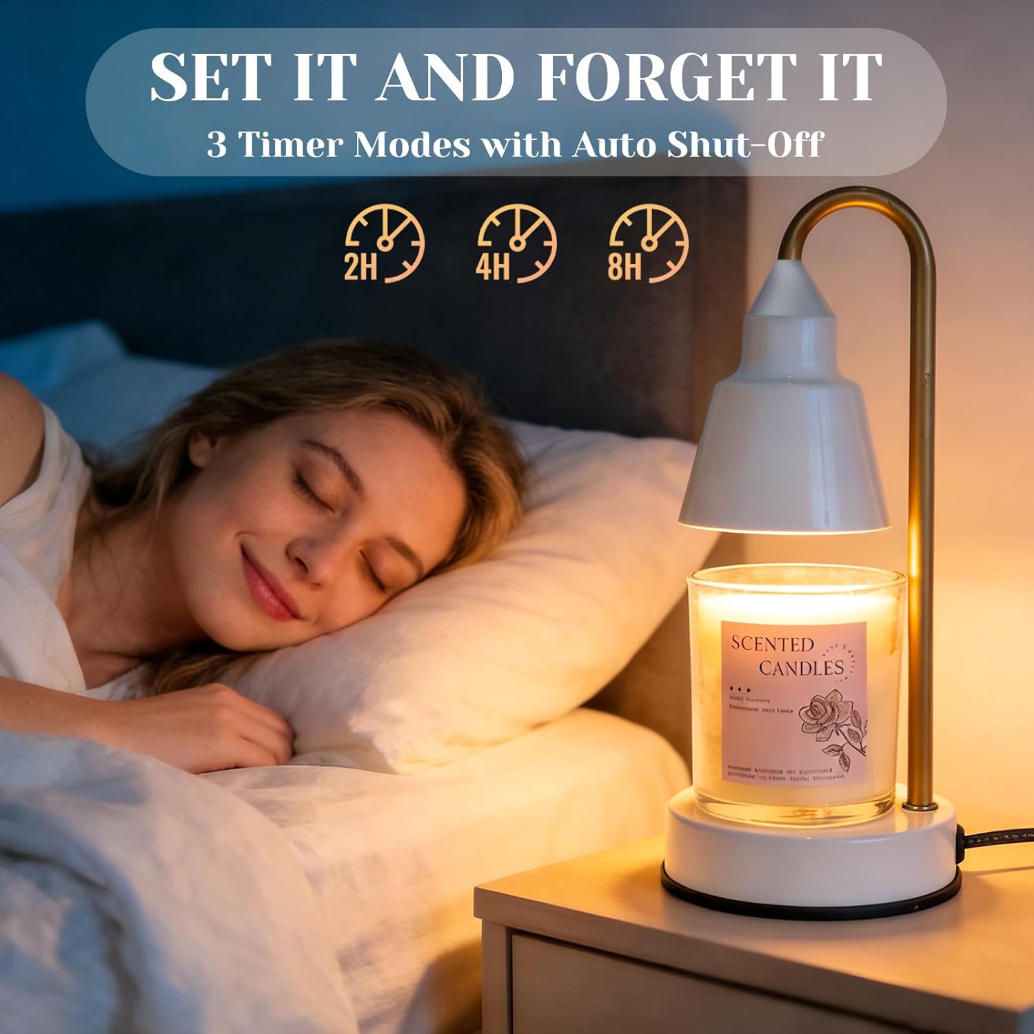 Candle Making Kit with Warmer Lamp & Wax Melter, Complete DIY Candle Making Kit for Adults & Beginners, Craft Your Signature Scent Style with All-In-One Supplies, Ideal for Home Relaxation, Gifting