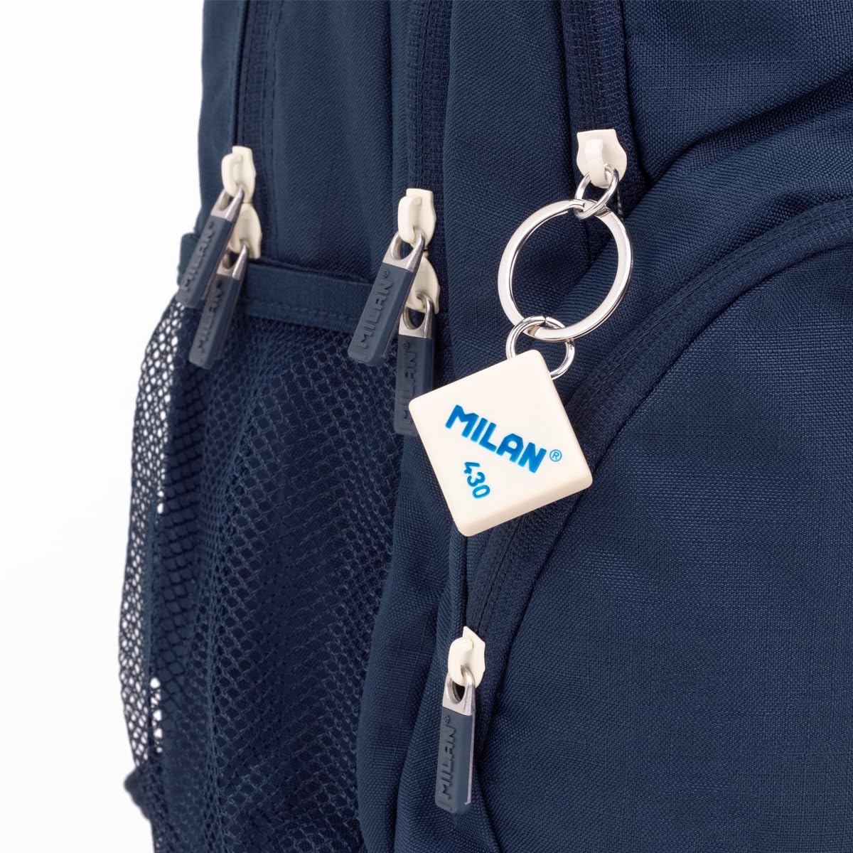 MOCHILA ESCOLAR 4 CREMALLERAS (25L) SERIE 1918, AZUL MARINO MILAN