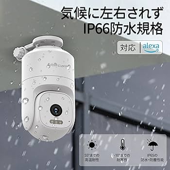 Amazon.co.jp: 【300万高画素・自動追尾・24時間常時録画】防犯