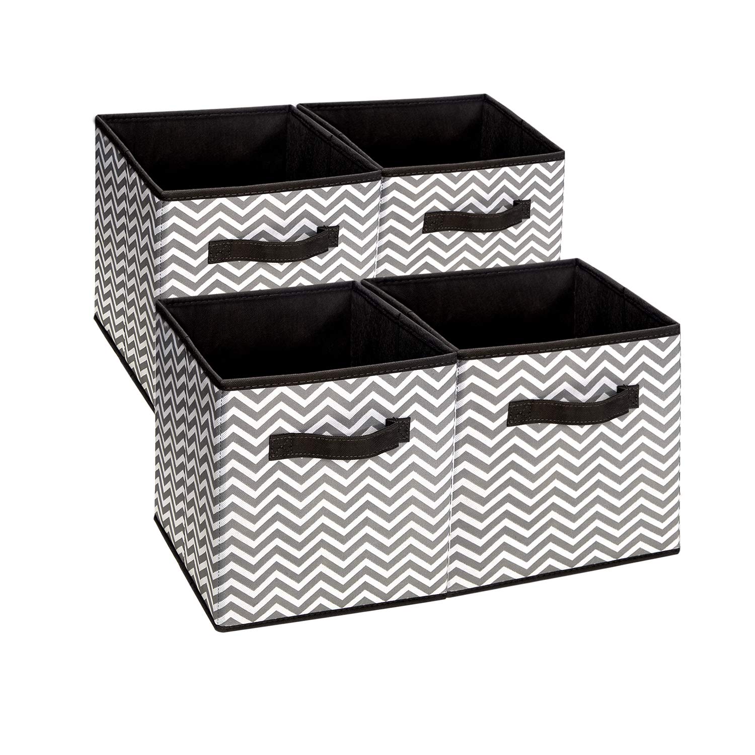 Buy BrillantJo Fabric Storage Box, Set of 4 Organiser Basket Bin