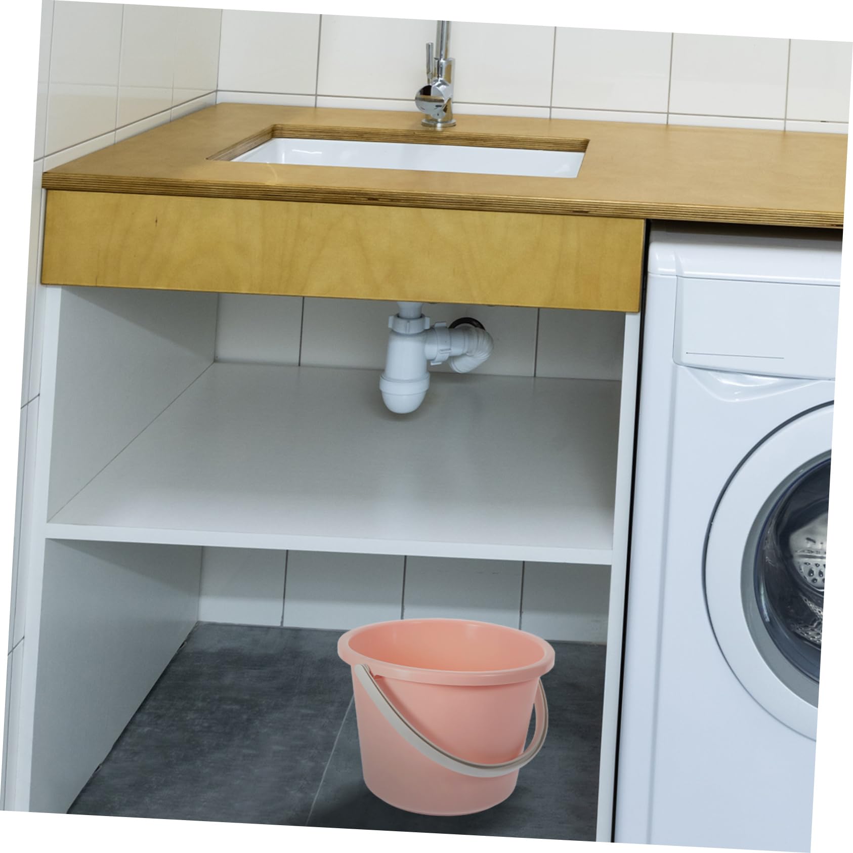 Secchio in Plastica con Manico per Pulizie Domestiche e Dormitorio 130