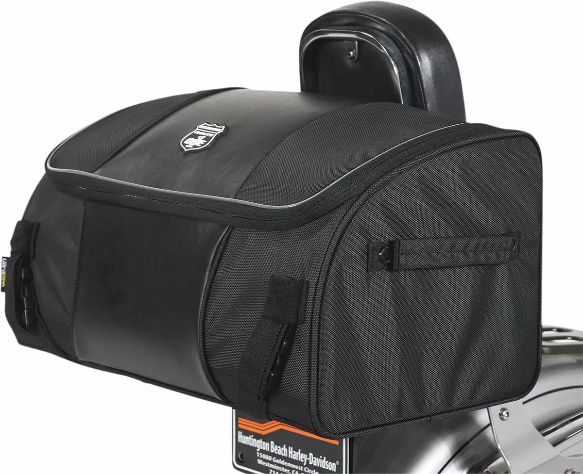 Generico Nelson-(Rigg) Motorradtasche Traveler Lite, 35 Liter, schwarz, mit Regenabdeckung - Tail Bag - NR-250