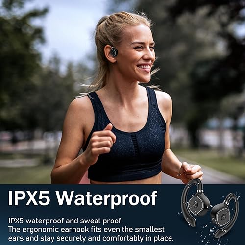 Miniatura 3 de Auriculares de oído abierto inalámbricos Bluetooth Auriculares de entrenamiento Auriculares inalámbricos con clip Auriculares inalámbricos para