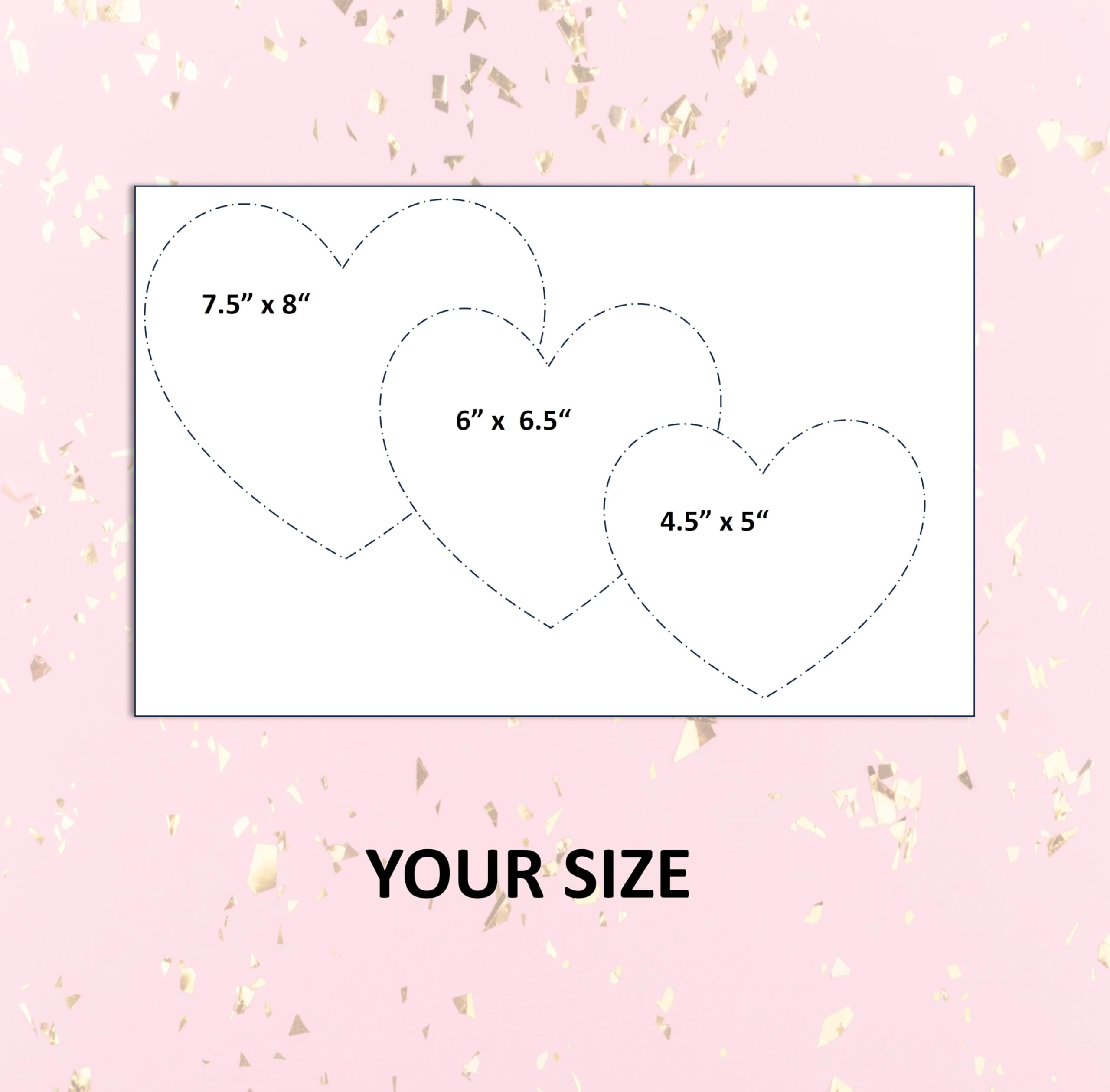 Hearted Shaped Custom Cake Image Personalized Make your Own Cake Toppers, Different sizes option, Birthday Cake Topper, Bento cake image, and any dessert and treats. Non PRECUT