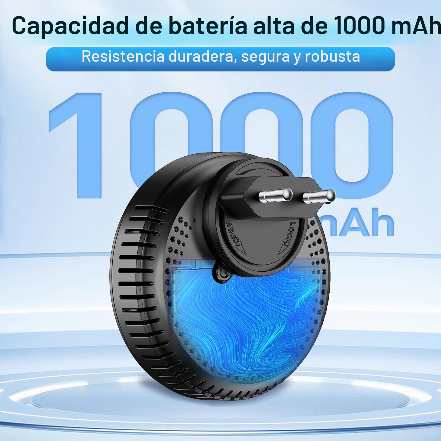 Enchufe 5 en 1 detector de humo y monóxido de carbono y combinación de gas natural combustible, batería de respaldo incorporada, pantalla HD [sensor de humedad de temperatura de gas humo CO] para el