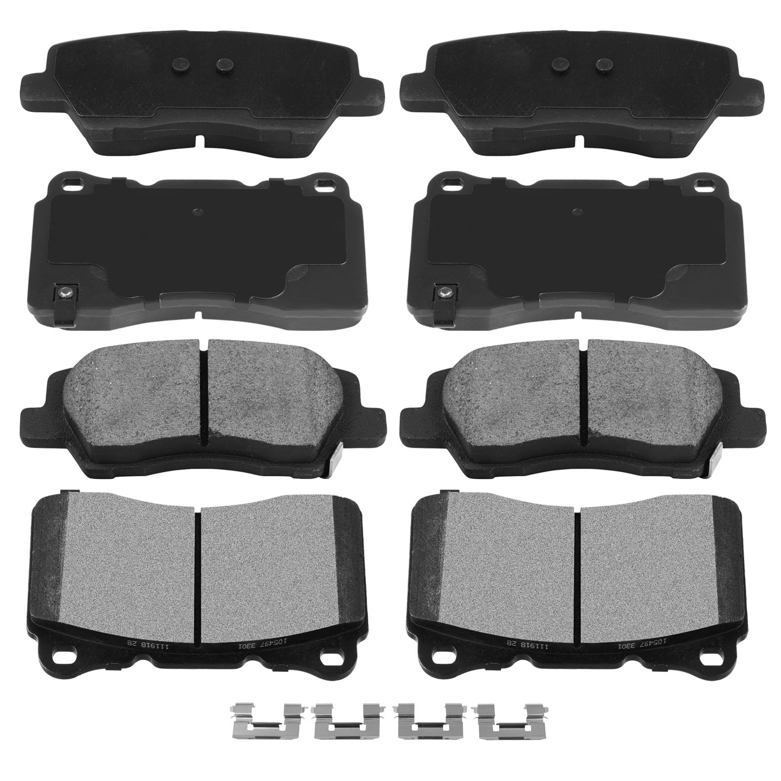 AUTOMUTO 8 x Disc Brake Pads Set D1050 D1659 For Cadillac For ATS 2013-2016
