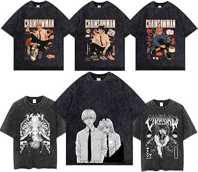 Amazon.co.jp: [みよ] チェンソーマン tシャツ 半袖 T-Shirt 印象服