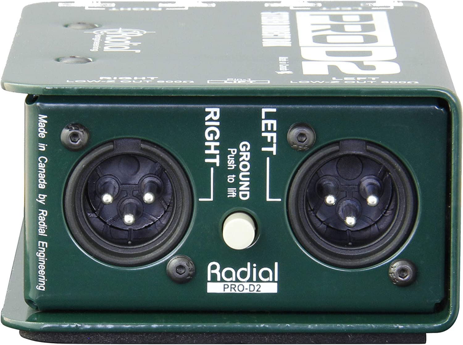 Amazon | ラジアル DI ボックス PROD2 パッシブ ステレオ DI ボックス