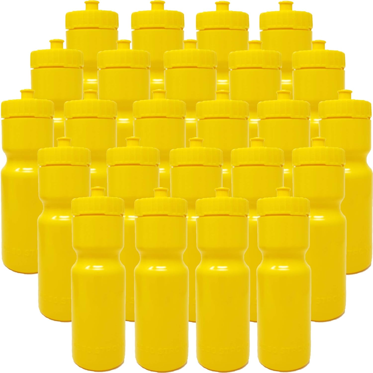 50 Strong Sports Squeeze Water Bottle Bulk Pack 24