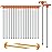 20+2PCS Tent Stakes Heavy Duty Camping Stakes,AVOFOREST 9.8Inch Non-Rust Metal Tent Pegs Ground Stakes Tent Spikes Camping,Garden,Hiking Orange