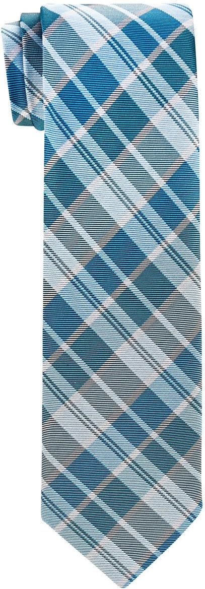 Retreez Modern Plaid Check Styles Woven Boy's Tie - 8-10 years