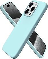 Vista 53 de ORNARTO Funda compatible con iPhone 15 Pro de 6.1 pulgadas, silicona líquida de 3 capas cubierta completa de goma de gel suave, funda protectora