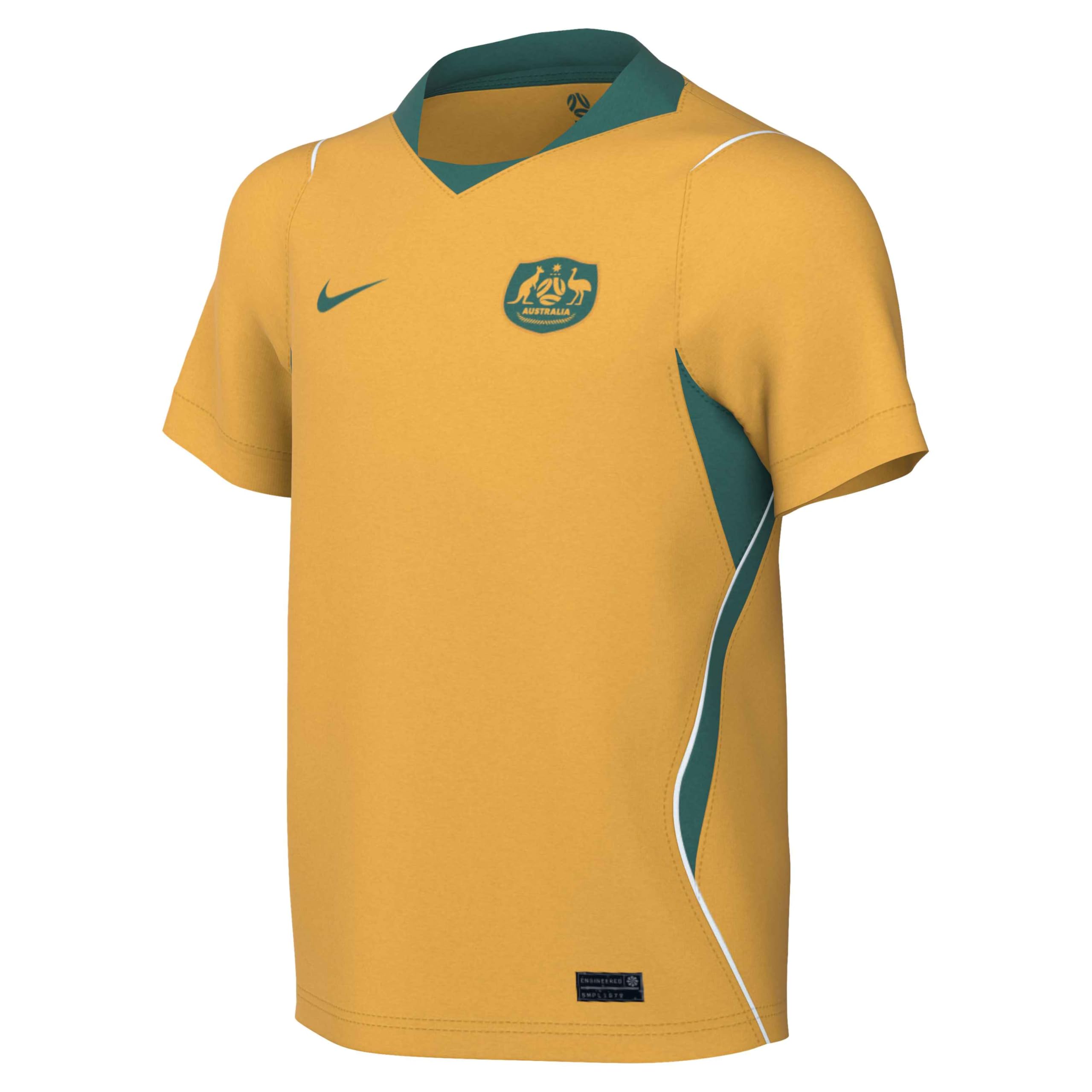 Nike Australien2026 Heimspiel Nike Dri-Fit Fußballtrikot für Ältere Kinder Maglia da Calcio Unisex - Bambini e Ragazzi