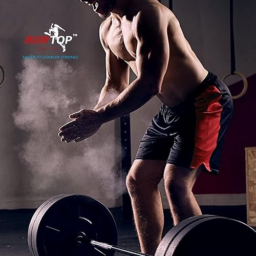 Miniatura 8 de RUNTOP Bolsa de tiza recargable de carbonato de magnesio de 2.4 onzas para levantamiento de pesas, entrenamiento de fitness, gimnasia, escalada en