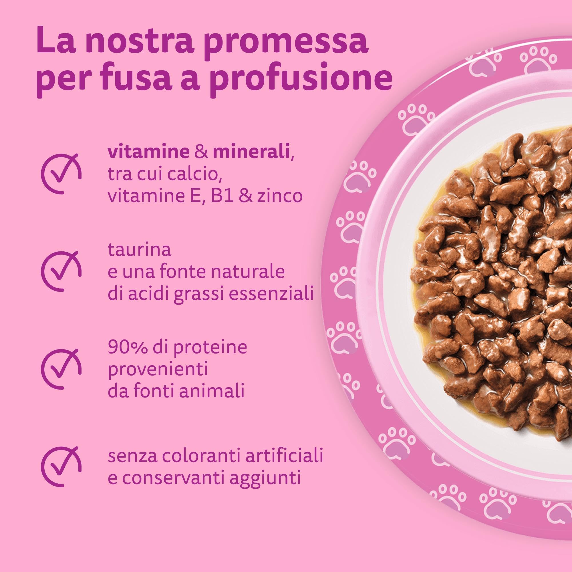 WHISKAS Junior Cibo Umido per Gattini in Salsa 84x85g Selezione Gustosa