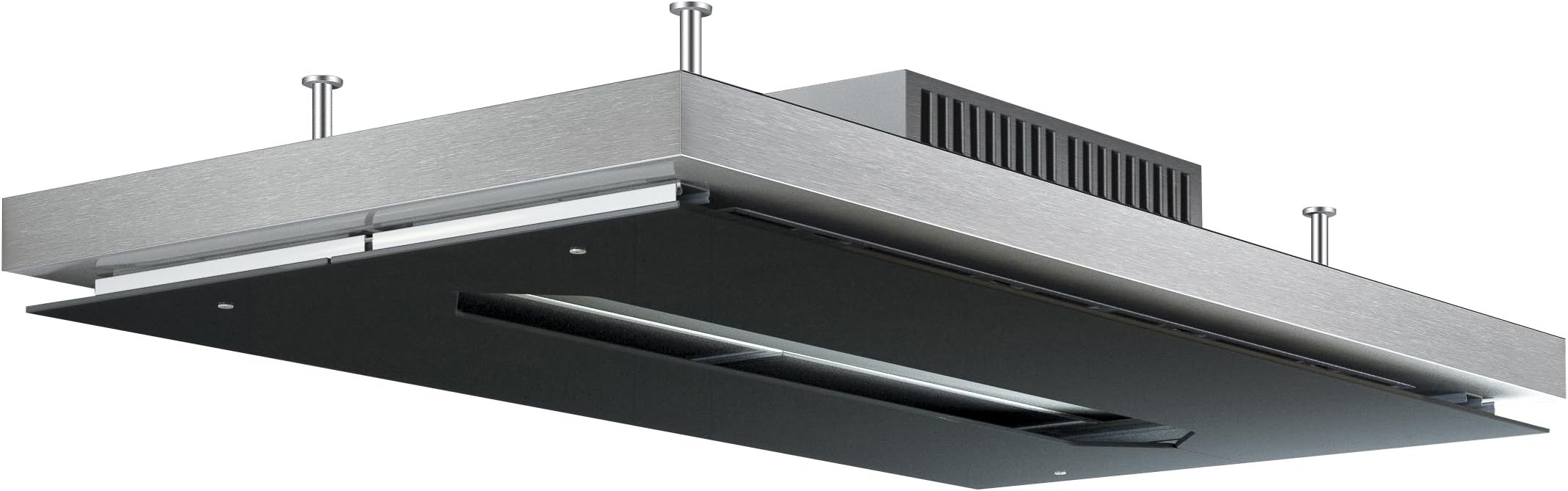 Bielmeier V875120 Ceiling Extractor Cooker Hood, 120 cm, Stainless Steel [Energy Class C]
