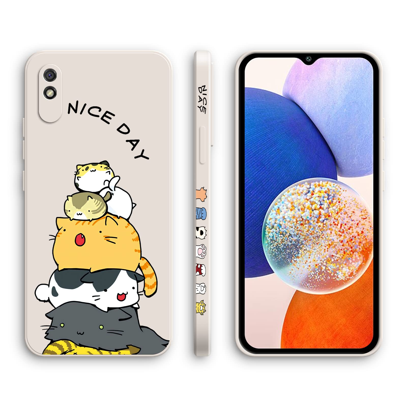 XINYEXIN Cover per Xiaomi Redmi 9AT / Redmi 9A, Custodia Antiurto 360 Gradi con Rinforzato Bumper, Full Body Rugged Trasparente Cover Military Heavy Duty Armour Case - Viola Chiaro