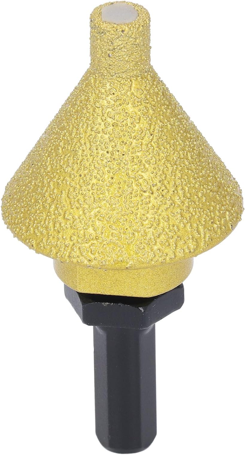 38mm Beveling Chamfer Bit, Superior Sharpness, 50 Grit (with Material, for Marble, Quartz, Ceramic Tiles)