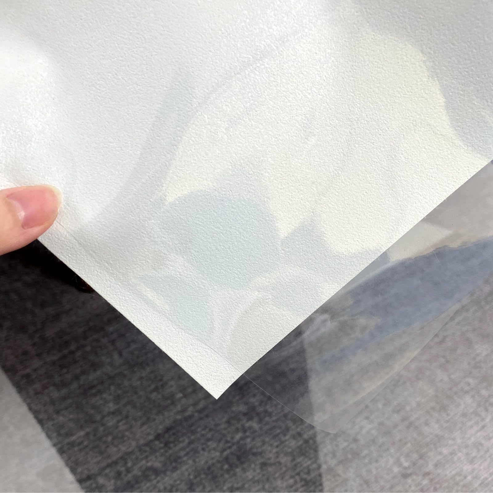 Protector de mesa transparente de 84 x 60 pulgadas, 0.2 mm de grosor, protector de mesa para mesa de comedor, mantel impermeable para cocina, escritorio, escritorio de oficina