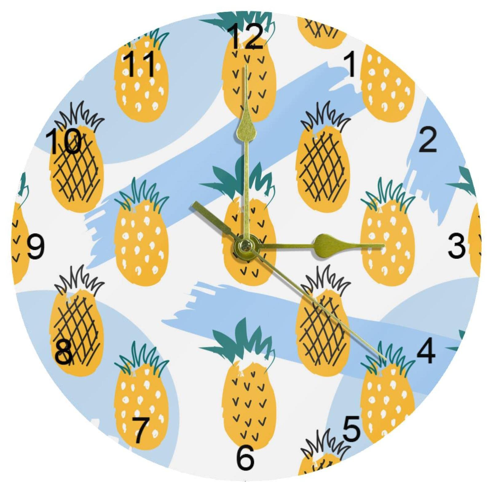 Horloge murale pour la cuisine et la maison cadran lisible 25,4 cm