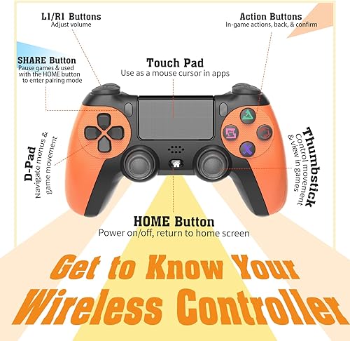 Miniatura 6 de MOMILLA Mini proyector portátil con WiFi y Bluetooth, controlador inalámbrico, proyector para niños con más de 275 juegos y TV, pantalla HD segura