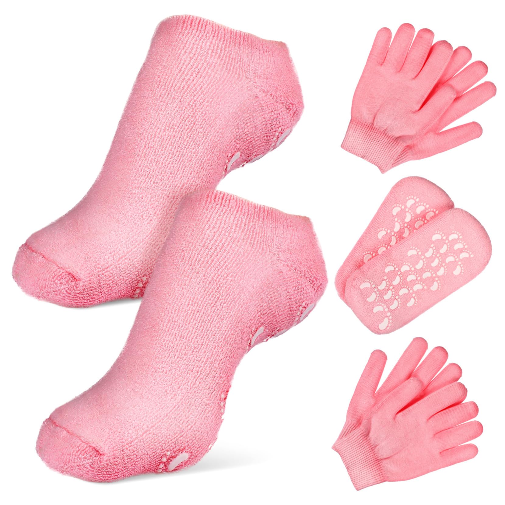 Healvian Hydrating Socks Gloves Spa Moisturizing Set Remover Socks Hand Skin Care Gloves