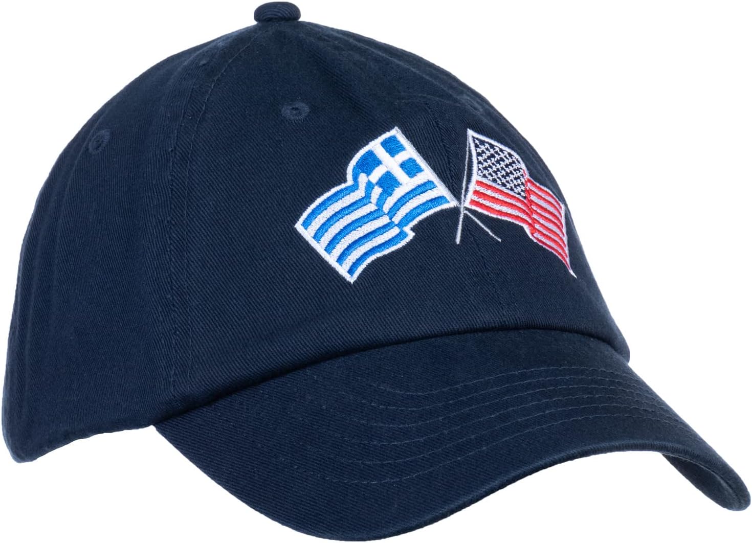 Ann Arbor T-shirt Co. American Friendship Nations Flag Baseball Low Profile Dad Hat for Men Women