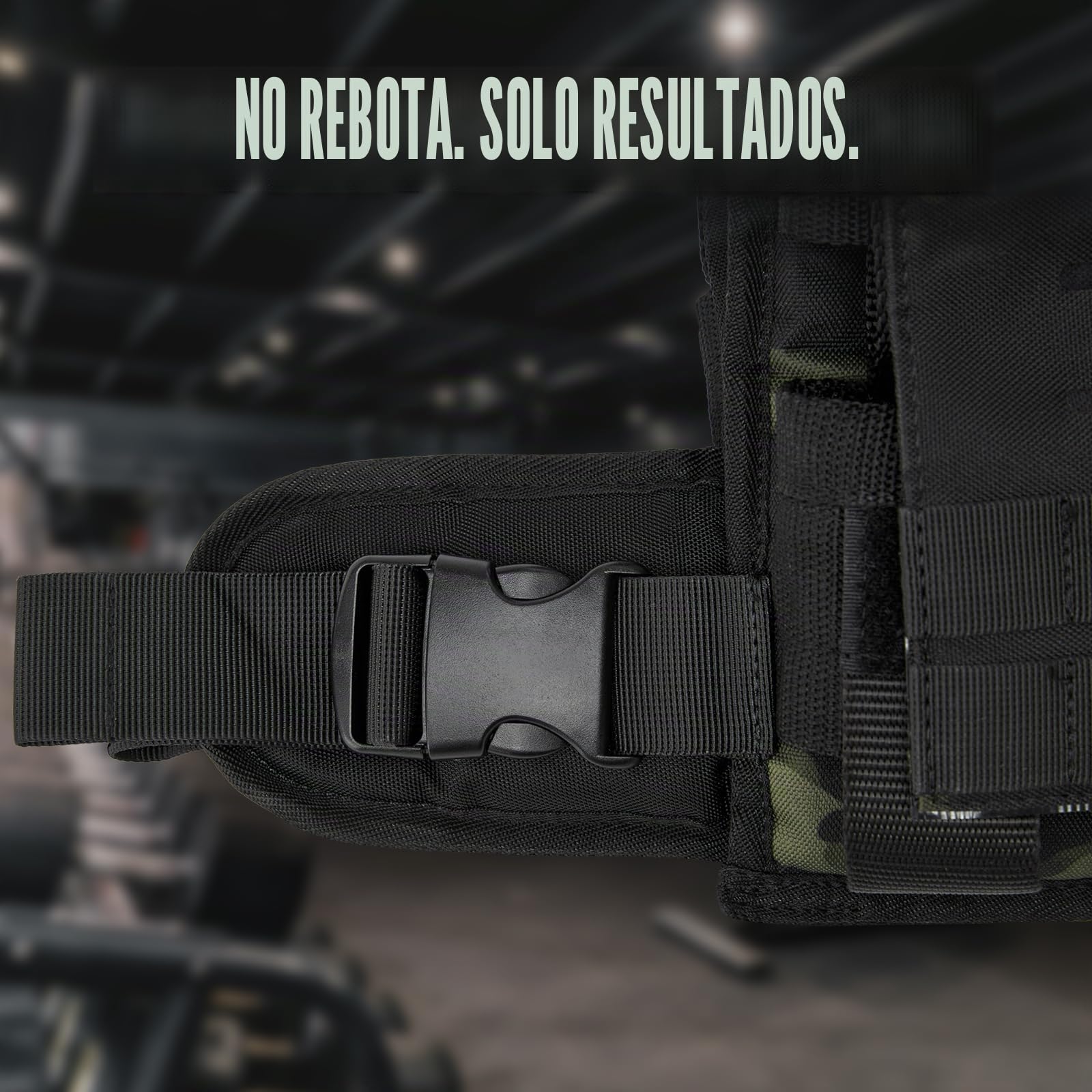 KRYLIX Chaleco de peso ajustable (0 – 18 kg), color negro, peso desmontable, entrenamiento de fuerza.