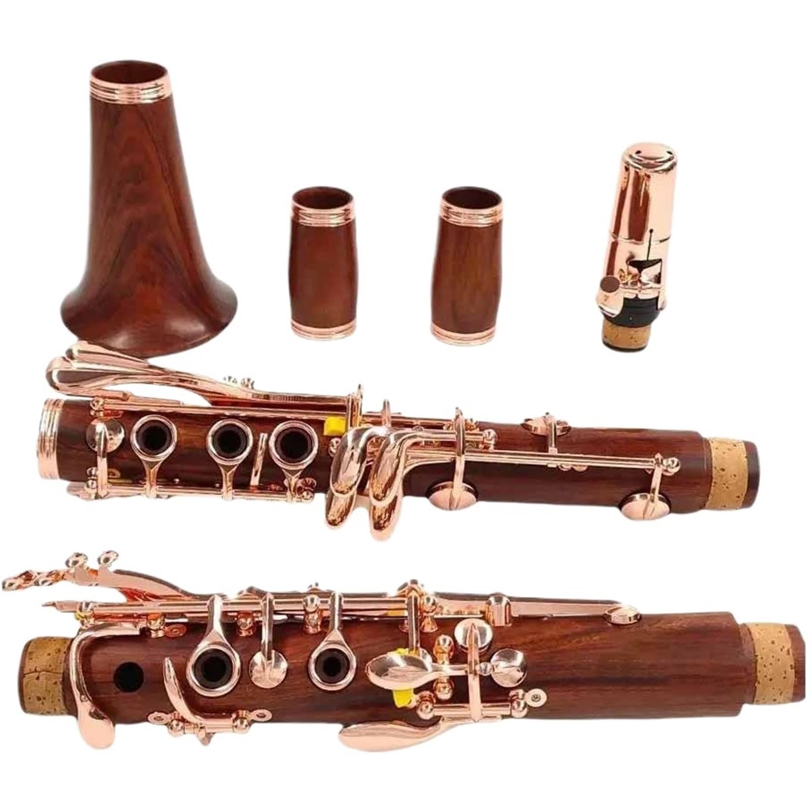Klarinetten-Set BB Rosévergoldete Koaxialklarinette Aus Palisander
