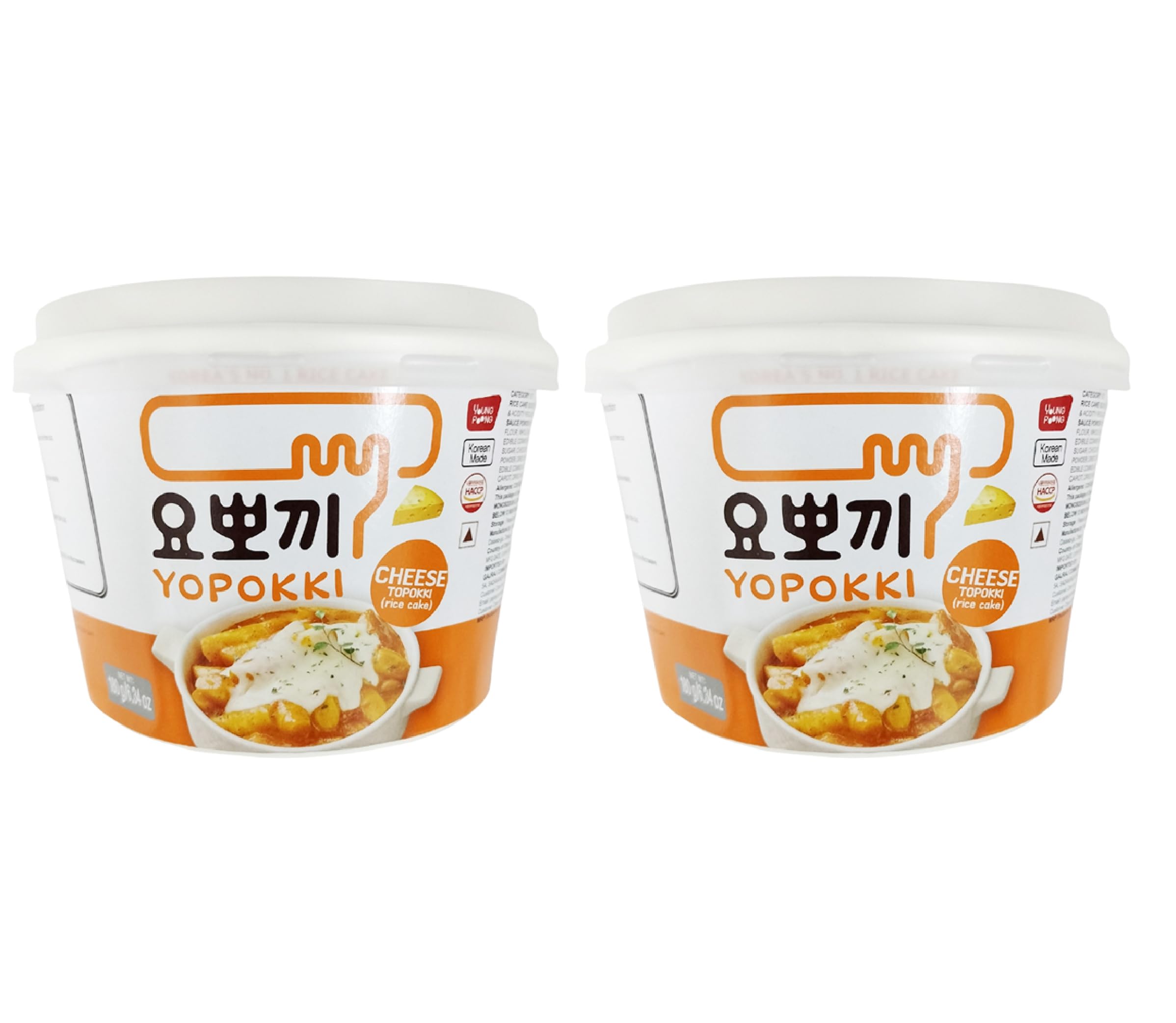 Yopokki Cheese Rice Cake Bowl Vegetarian (Korea's No.1) Ready Just 10 Minute | Pack of 2 | 180 GM Each-picture-16