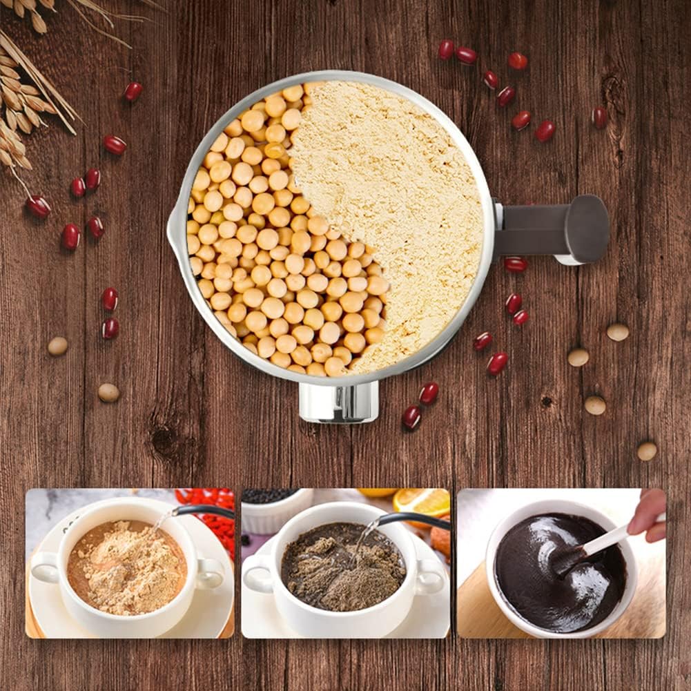 Household Electric Grain Grinder, Powerful Blade Spice Grinder, 1200Ml Dried Nuts, Seeds, Beans, Coffee