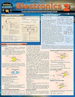 Electronics 2: a QuickStudy Laminated Reference (Quickstudy Reference Guide)