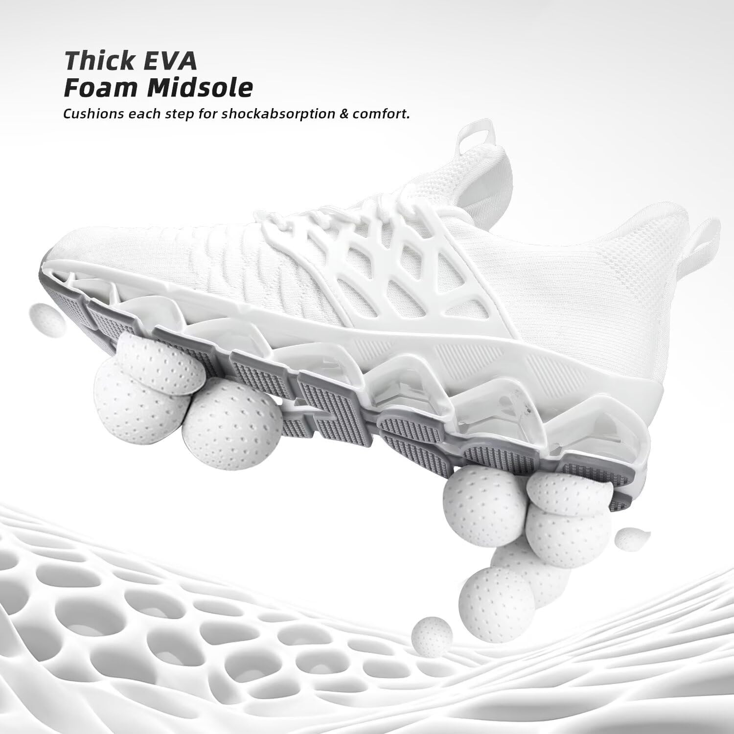 Mens Slip on Walking Shoes Running Blade Tennis Casual Fashion Sneakers Comfortable Non Slip Gym Athletic Sport Trainers - Image 4