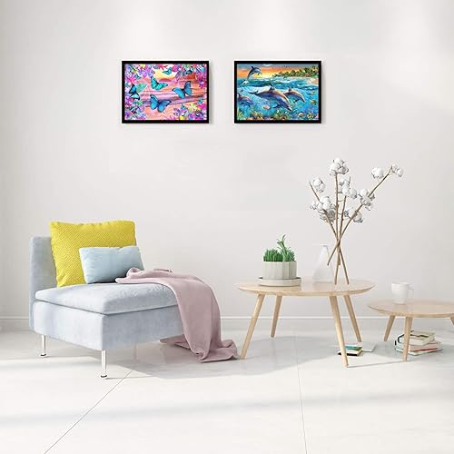 Miniatura 4 de Kits de pintura de diamantes 5D para adultos, taladro completo, mariposa, puntos de diamante de pintura, por números, para principiantes, insectos,