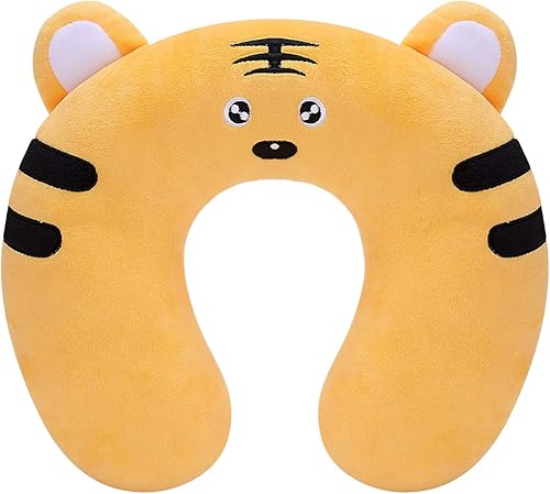 Miniatura 94 de H HOMEWINS Travel Pillow for Kids,Cute Animal Neck Pillow for Boys Girls,Soft Neck Head Chin Support Pillow,Travel Accessories for Airplane, Car