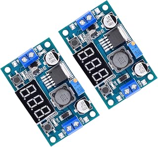 2 Pack LM2596 DC to DC Voltage Regulator 4-40V to 1.5-35V Buck Converter wi
