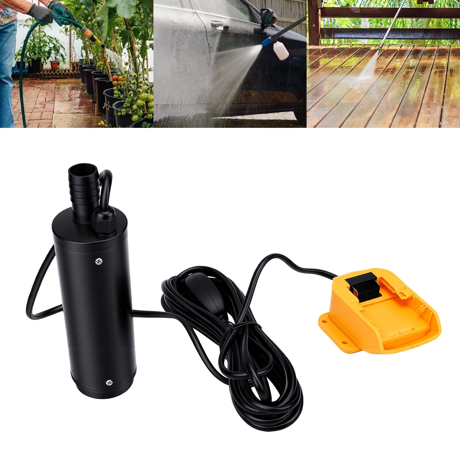 Marhynchus Pompa Travaso Acqua Senza Fili 100W, Uso Versatile