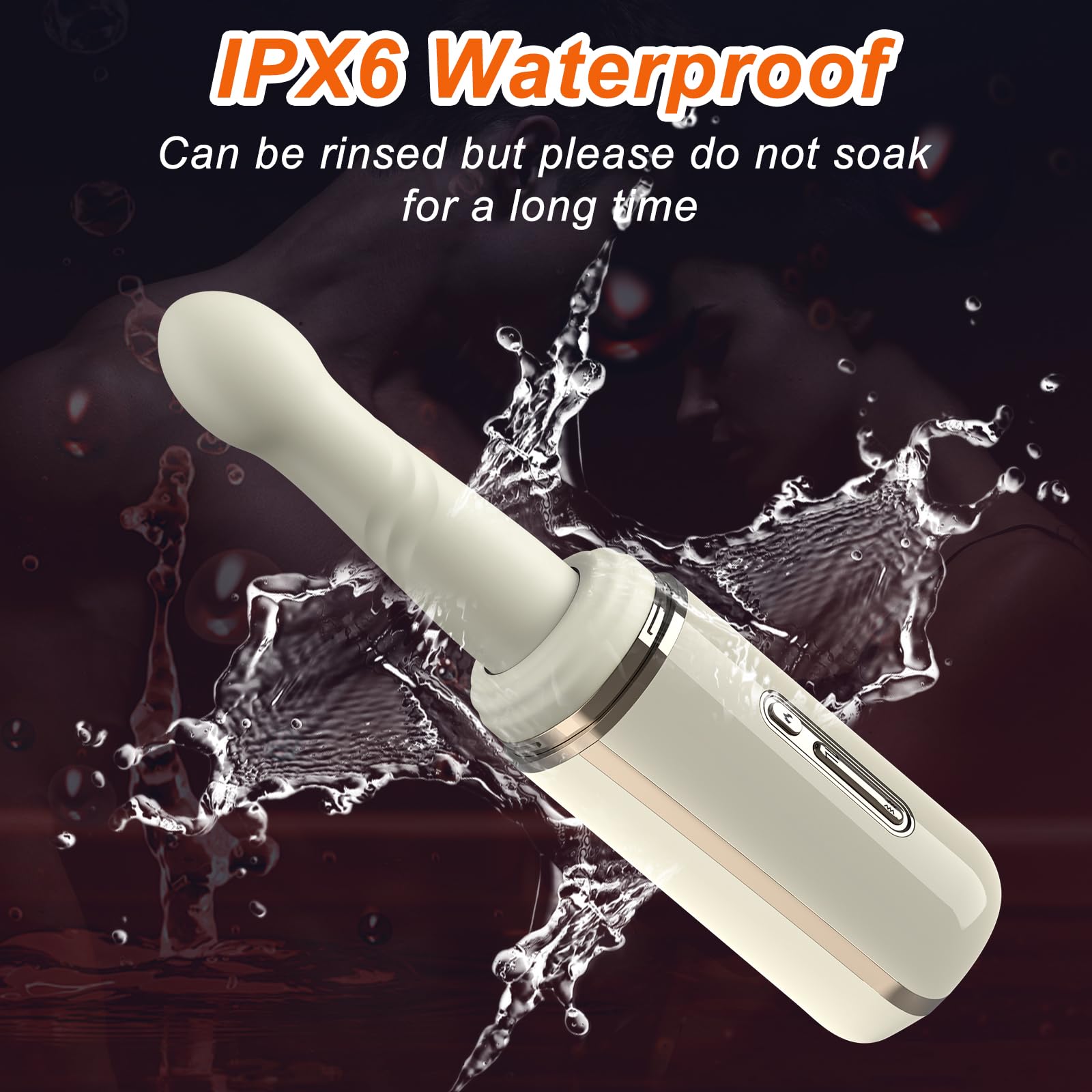 Dildo Realistici Vibratore Portatile Sex Toys per Donne Uomini Coppie, Giocattolo Sessuale Dildo Anale in Silicone con 7 Vibrazioni 7 Spinte e Rotazioni, Vibratori Femminili Giocattoli per Donne